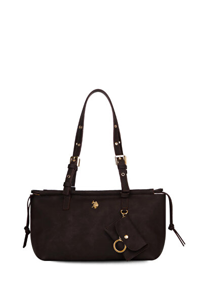 U.S. Polo Assn. Γυναικεία Τσάντα Ώμου Καφέ US26222 – Καθημερινό Κομψό Σχέδιο,...