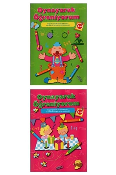 0-6 Yaş Yayınları Learning through Play 2 Books Ages 4-6