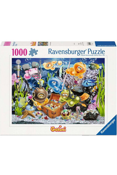 RAVENSBURGER Пъзел Гелини Подводно забавление 1000 части