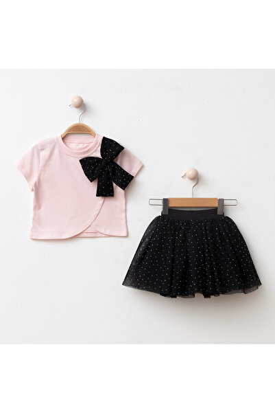 My Lusa baby wear Liora Κοριτσίστικο Σετ Δύο Τεμαχίων με Φιόγκο, Μπλουζάκι κα...