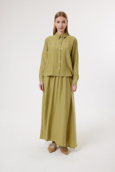 Suede Style 6304 - Κομψό, άνετο, μαλακό ύφασμα Modal, χαλαρό γυναικείο σετ πο...