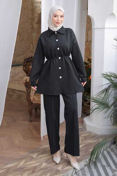 İmajButik Σετ κατάδυσης με μαύρη πέτρα και λεπτομέρειες, ελαστική μέση και πα...