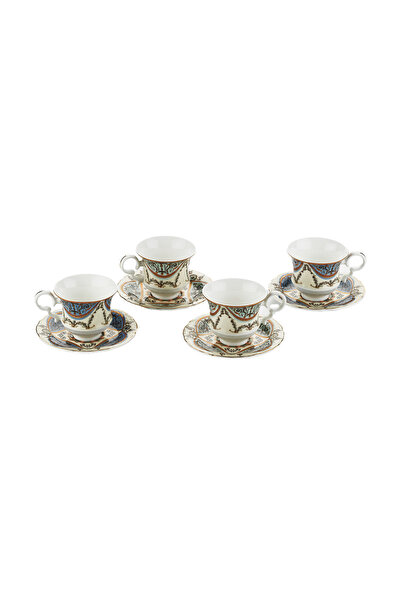 Lucky Art Rosea Bone 4-Piece Classic Cup Set 120 ml
