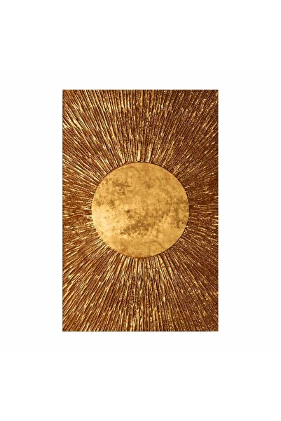 OEM Tablou decorativ Re-Bloom, pânză/lemn, auriu, 45 x 70 cm