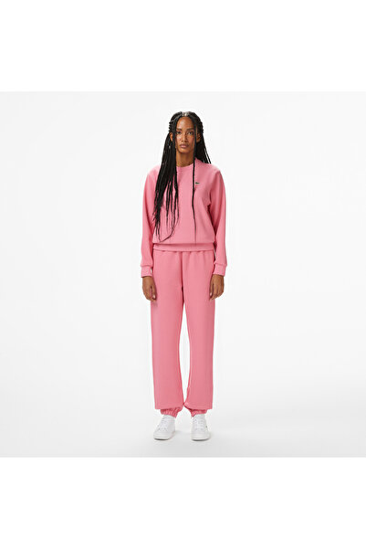Lacoste Kadın Straight Fit Pembe Eşofman Altı