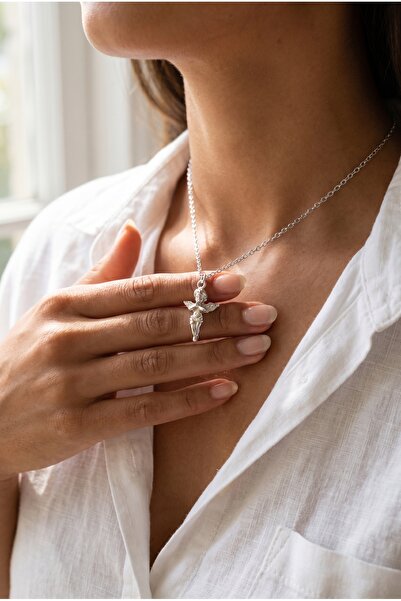 Auryne Jewelry Bebek Melek Kolye Kadınlar İçin Zarif Şık Anlamlı Günlük Kulla...