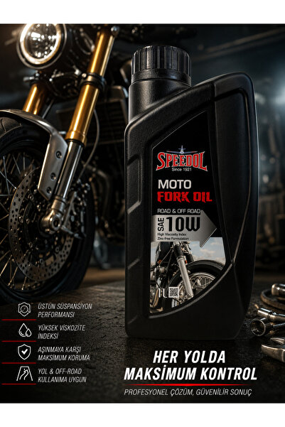 Speedol Motosiklet Amortisör Yağı Fork Oil 10W 1 LT