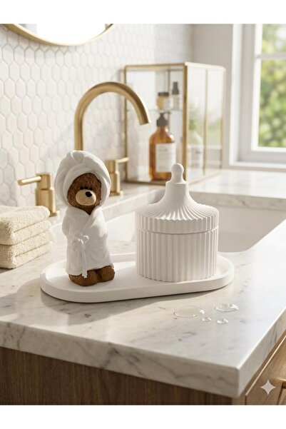 3D BORNOZLU AYICIK VE KUTU BANYO SETİ