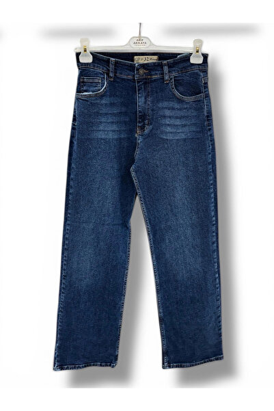 Butik Our Dark Blue Lycra Denim Skirt Model