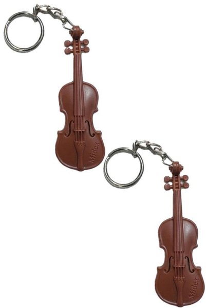 Midex Kc-20 Violin Cello Look Keychain Set