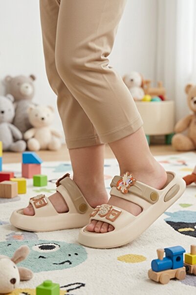 WALKWAY 4505 F-P Ecru Sand Unise Παιδικές Παντόφλες