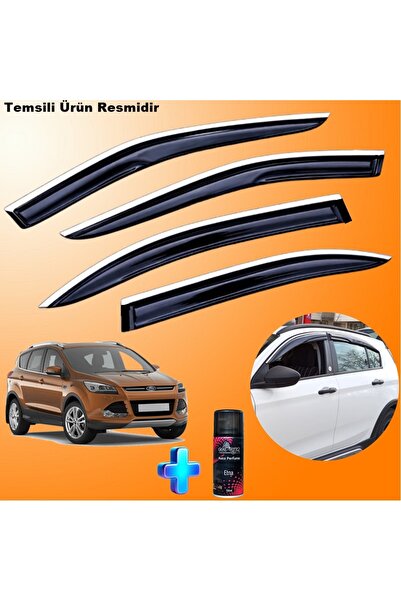 midline Ford Kuga Mügen Cam Rüzgarlığı ABS Nikelajlı Cam Rüzgarlığı 2013 Sonr...