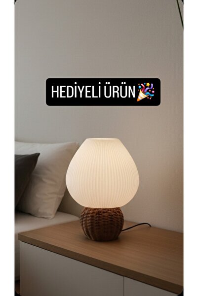 DEKAEPTA Dekoratif modern Abajur-Yatak Odası Gece Lambası-Gün Işığı Aydınlatm...