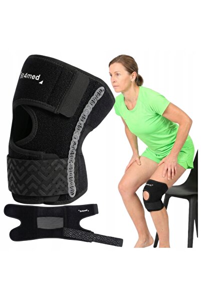 Fit4Med Knee Stabilizer, Fit4Med, Lightweight Sport, L/R, XL, Black
