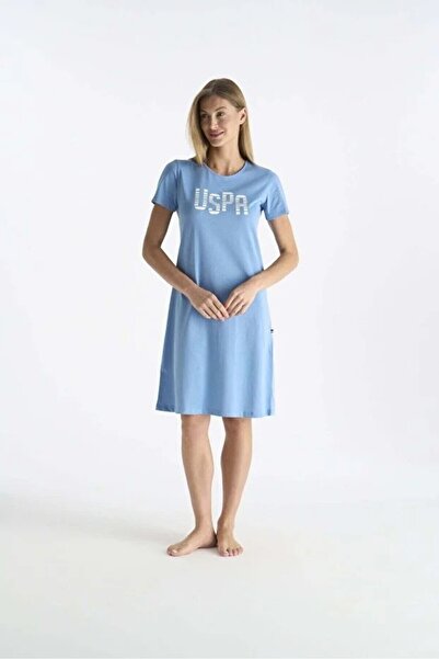 U.S. Polo Assn. Γυναικεία Μπλε Ρούχα Σπιτιού από 100% Βαμβάκι