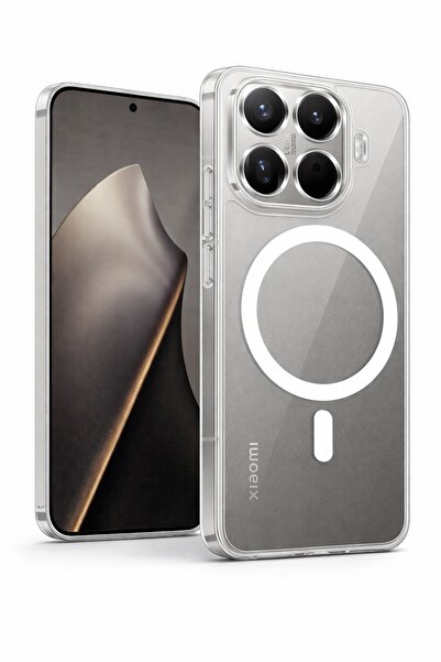 Alstrap Mi 15t Pro Kılıf Şeffaf Sararmaz Sert Kamera Korumalı Ultra İnce MagS...