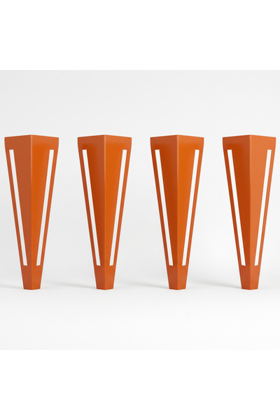 UYART HOME UYART S10 Blade Somon Metal Table Leg - تصميم مخطط عصري - 72 سم
