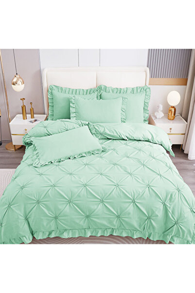Pucioasa Duvet Cover Set with Pleated for a double bed for 2 people Pucioasa,...