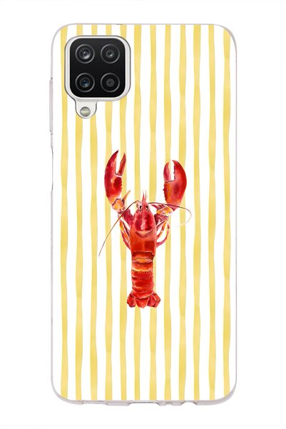 FLAMENKO Samsung Galaxy A22 / M22 / M32 Compatible Transparent Phone Case wit...