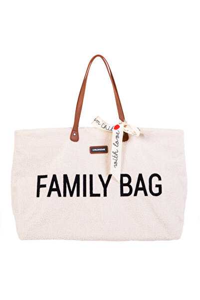 CHILDHOME Οικογενειακή Τσάντα Τέντι Λευκό