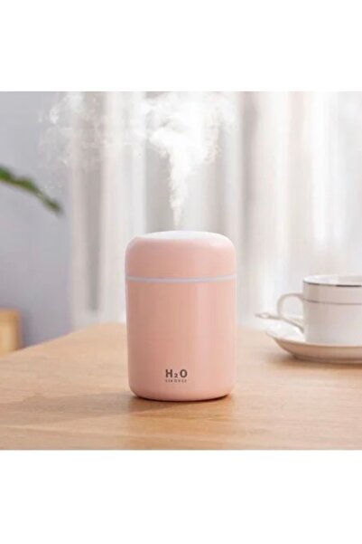 TEYİN AKSESUAR H2O Hava Nemlendirici Buhar Makinesi USB Mini Nemlendirici LED...