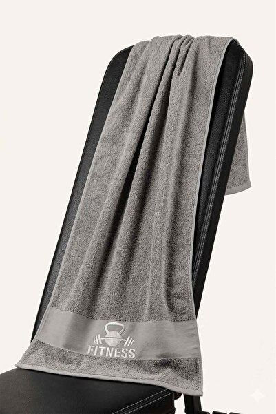 VEVİEN HOME FITNESS 50x100 εκ. 100% βαμβακερή αθλητική πετσέτα γυμναστικής, γ...