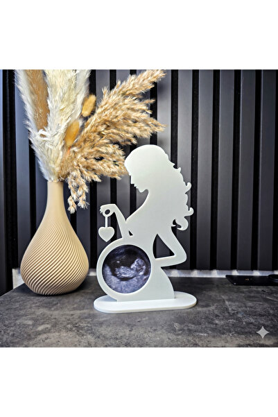 Atılgan 3D Kişiye Özel Ultrason Fotoğraf Standı - Hamilelik Hatırası Dekorati...