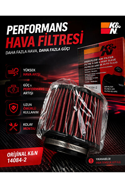 CAR BOOST K&N Oto Hava Filtresi Stickerli ve Oto Koku Kartı Hediyeli🎁