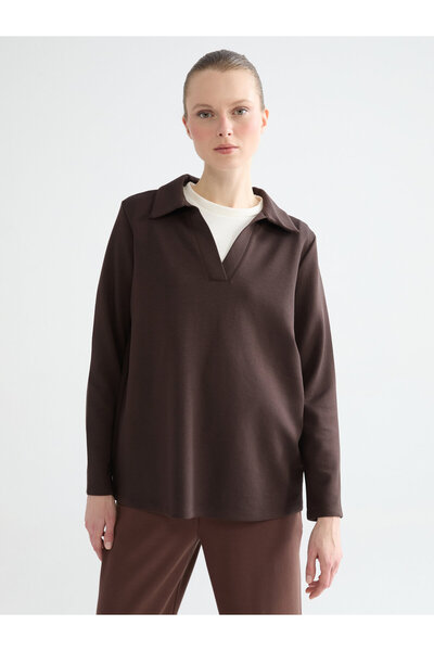 LC Waikiki Polo Neck Women's Sweatshirt