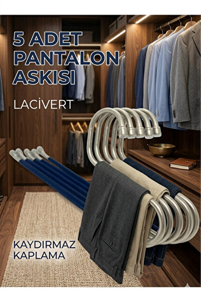 GenelTedarik 5 τεμάχια κρεμάστρες πολλαπλών χρήσεων τύπου S για κασκόλ και πα...