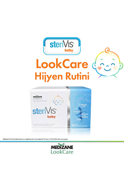 LookCare SteriVIS Baby Hassas Göz Temizleme Mendili 30lu