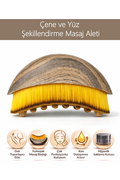 Seay Lenf Drenaj ve Çene Şekillendirme Fırçası Çok Fonksiyonlu Yumuşak Masaj ...