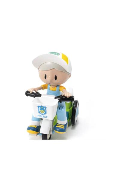 Generica Kids Police Tricycle Toy with Lights & Sound – Cartoon Ride-On Bike ...