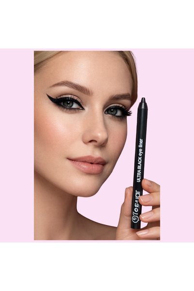 Seckinnn Göz Kalemi & Eyeliner Ultra Black – Tek Uçlu Yoğun Siyah, Suya Dayan...