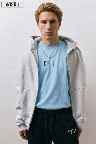 EFFRENATU Χαλαρό Σετ Φόρμας Oversize – Μπλουζάκι με Premium Στάμπα & Παντελόν...