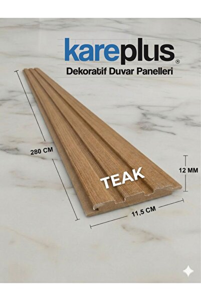 TR MDF LAMBİRİ TEAK