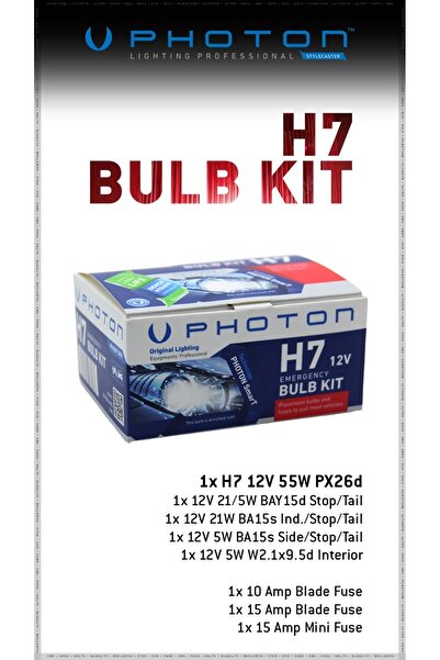 TEKNOPARTS H7 Ampul Kiti Seti