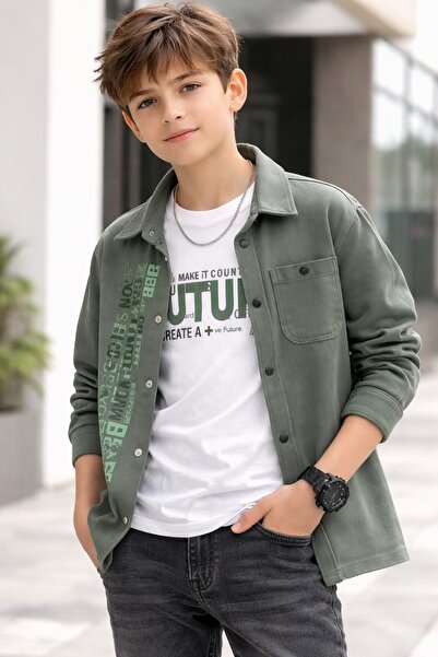 survivor life Future Printed Boys' Shirt and T-Shirt