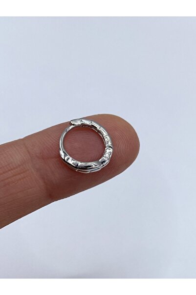 kurukafagift Halka Desenli Piercing Çelik Helix Kıkırdak Lob