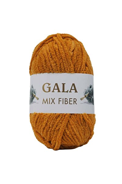 Gala Mix Export Surplus Velvet Towel Yarn - Μουστάρδα