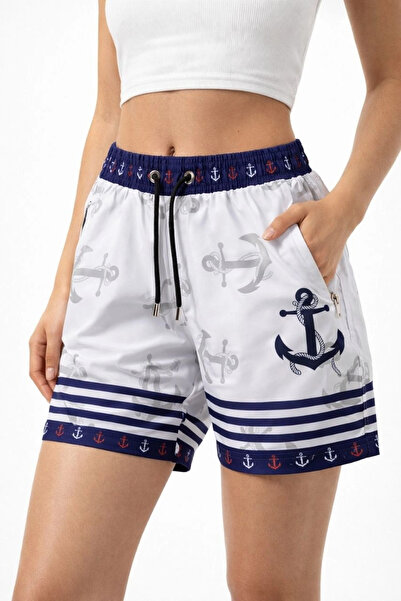 Generic Brand Women's Swim Shorts with Zipper Pockets and Mesh Lining, Quick ...