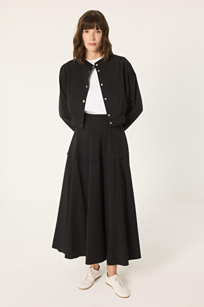 Touché Privé Bomber Jacket - Evaze Skirt Set