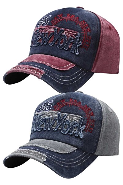 Uniquetrenders Unisex Vintage 85 New York Κεντημένο Ρυθμιζόμενο Καπέλο Μπέιζμ...