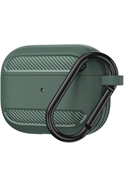 Techsuit Husa pentru AirPods 3 - Carbon Silicone - Green