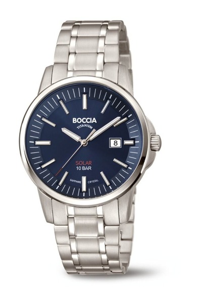 Boccia Ceas bărbătesc 3643-05, Cuarț, 39mm, 10ATM