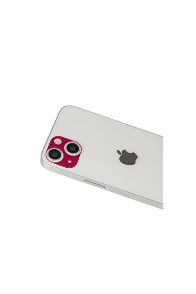 NewFace Iphone 13 rainbow camera lens protection glass - dark red