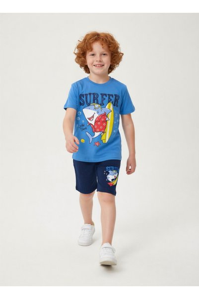 Butik طقم شورت للأولاد من عمر 4 سنوات إلى 8 سنوات