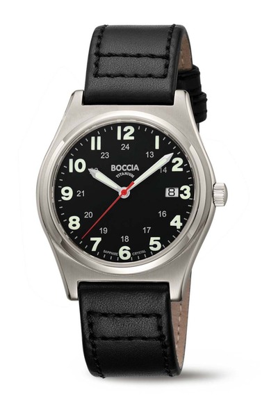Boccia Ceas bărbătesc 3674-01, Cuarț, 39mm, 5ATM