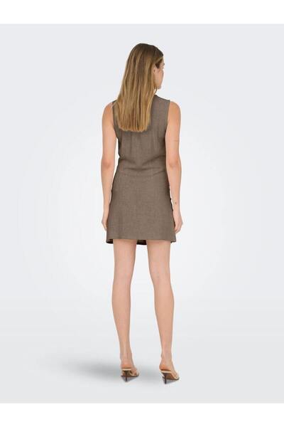 ONLY Sleeveless Viscose Short Dress 15357797