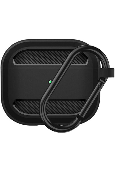Techsuit AirPods 3 Case - Carbon Silicone - Black